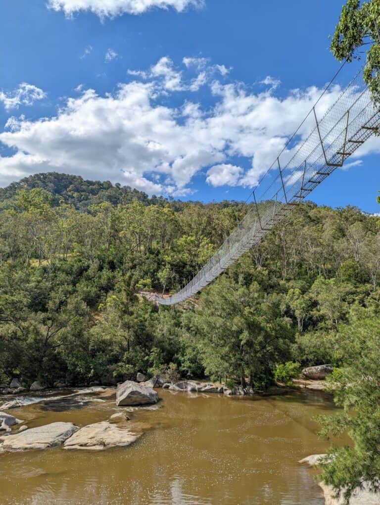 bowtells suspension bridge werriberri