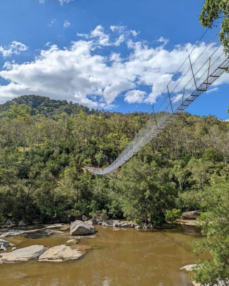 bowtells suspension bridge werriberri