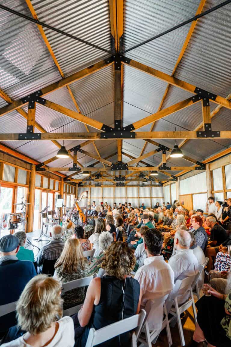 Audience attending a live music event at Megalong Valley Music Festival 2027.